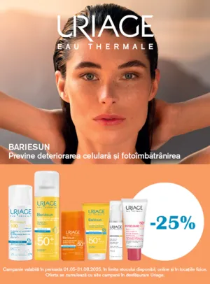 Uriage Solare 25% Reducere Mai 