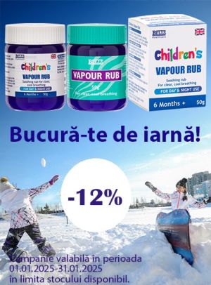 Vapour Rub 12% Reducere Ianuarie