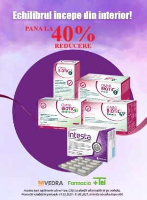 Vedra Pana la 40% Reducere Mai
