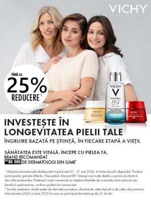 Vichy Pana la 25% Reducere Mai