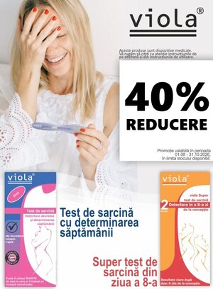 Viola 40% Reducere August-Octombrie