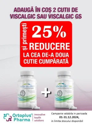 Viscalgic 1+25% Reducere La Al Doilea Produs Decembrie