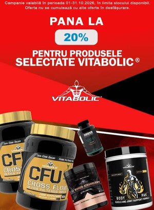 Vitabolic Pana la 20% Reducere Octombrie