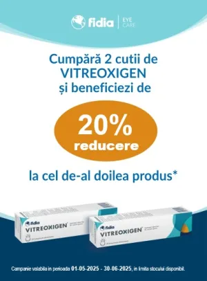 Vitreoxigen 1+20% Reducere la al doilea Mai-Iunie