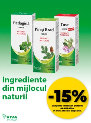 Viva Pharma 15% Reducere Decembrie