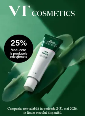 VT Cosmetics 25% Reducere Mai
