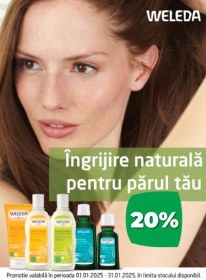 Weleda 20% Reducere Ianuarie 