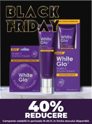 White Glo 40% Reducere Black Friday 2024