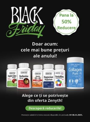 Zenyth Pana la 50% Reducere Black Friday 2025