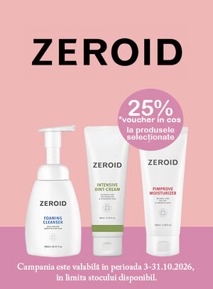 Zeroid 25% Voucher in cos Octombrie