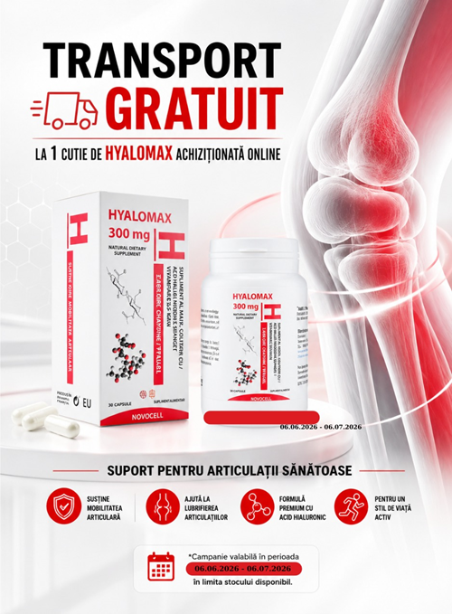 Hyalomax Transport Gratuit Iunie-Iulie