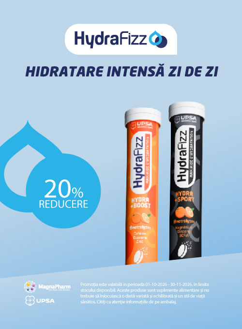 Hydrafizz 20% Reducere Octombrie-Noiembrie