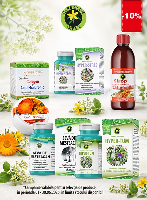 Hypericum 10% Reducere Iunie 