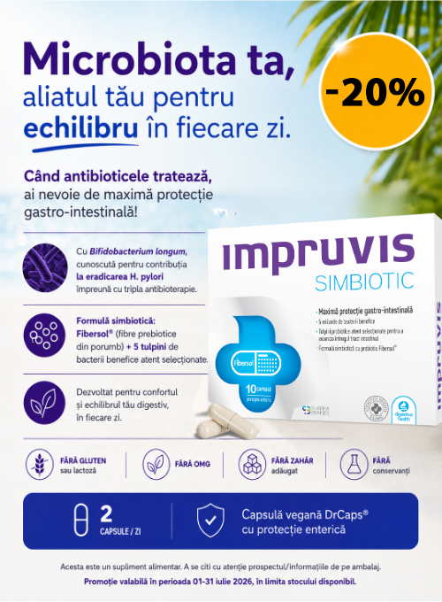  Impruvis Simbiotic 20% Reducere Iulie 