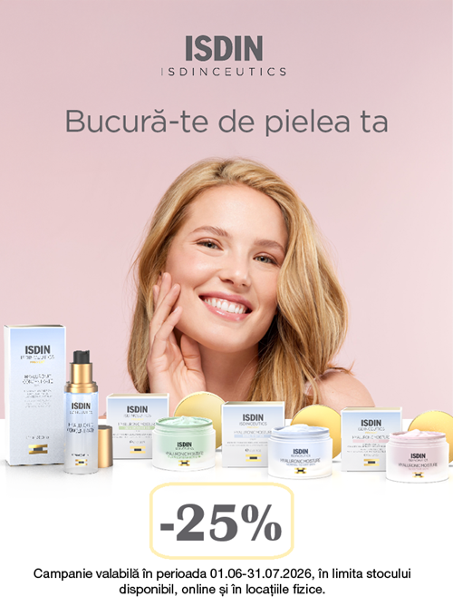 Isdin 25% Reducere Iunie-Iulie
