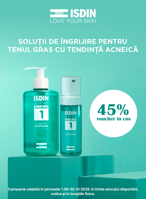 Isdin Acniben 45% Voucher In Cos August-Octombrie