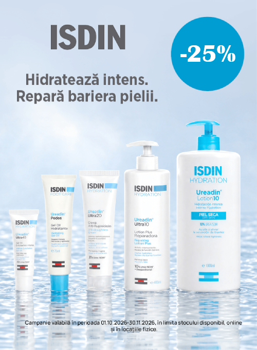 Isdin Ureadin 25% Reducere Octombrie-Noiembrie