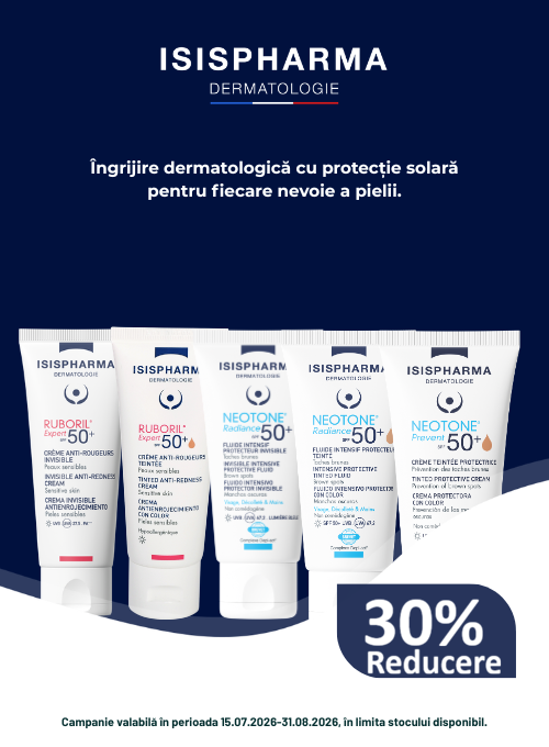 Isispharma 30% Reducere Iulie-August