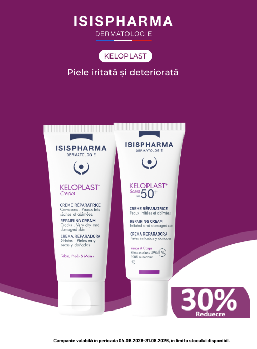 Isispharma Keloplast 30% Reducere Iunie-Agust