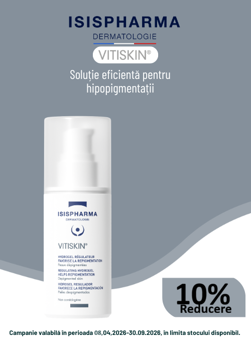 Isispharma Vitiskin 10% Reducere Aprilie-Septembrie