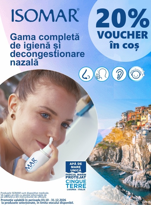 Isomar 20% Voucher in cos Octombrie-Decembrie