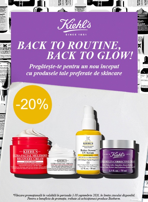 Kiehls 20% Reducere Septembrie