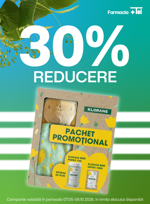 Klorane 30% Reducere Mai-Octombrie
