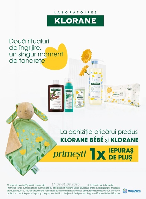Klorane Produs Bonus Iulie-August