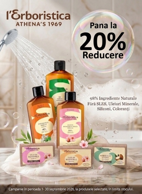L'Erboristica Pana la 20% Reducere Septembrie