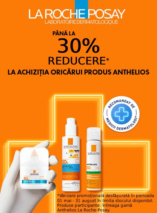 La Roche-Posay Anthelios Pana la 30% Reducere Mai-August