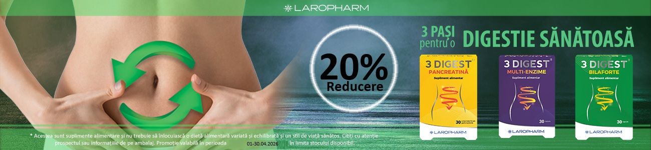 3 Digest 20% Reducere Aprilie