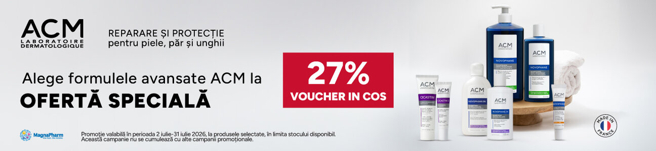 ACM 27% Voucher in cos Iulie