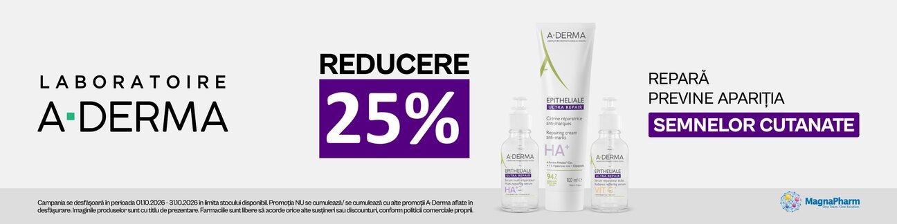 Aderma 25% Reducere Octombrie