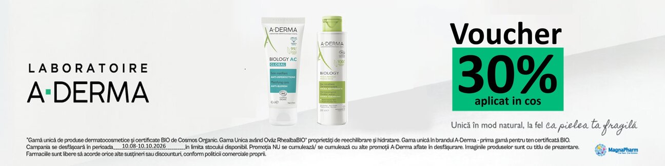 Aderma 30% Voucher In Cos August-Octombrie