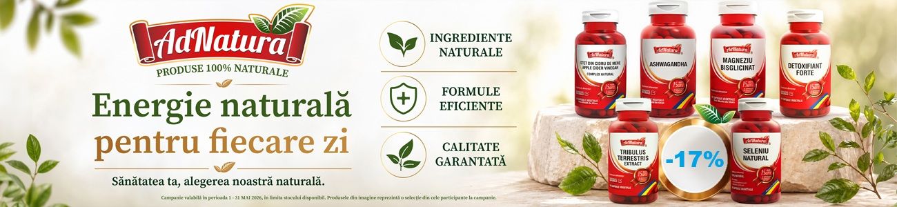 Adnatura 17% Reducere Mai