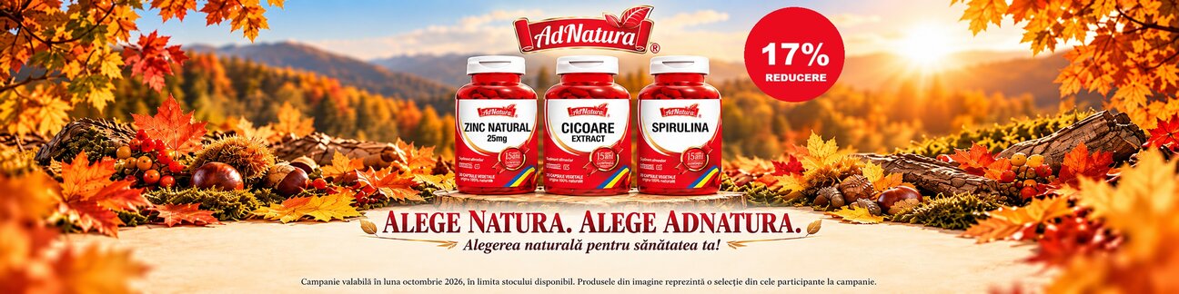 Adnatura 17% Reducere Octombrie