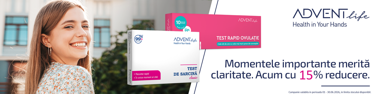 Advent Life Test Sarcina 15% Reducere Iunie