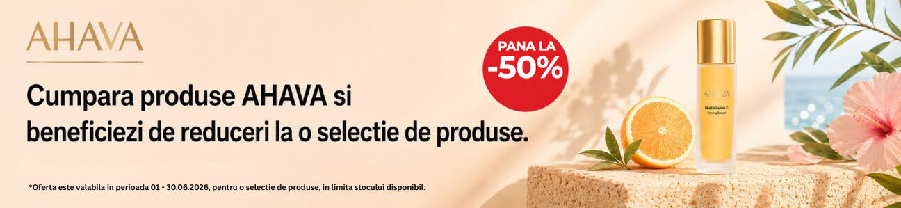 Ahava Pana la 50% Reducere Iunie