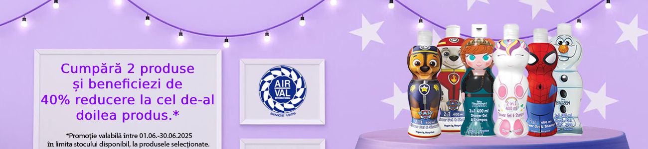 Air Val 1+40% Reducere la al 2-lea Iunie