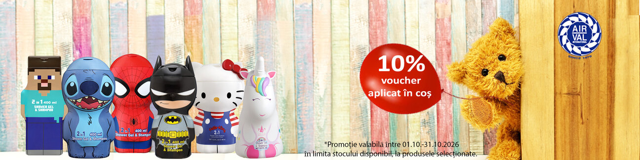 Air Val 10% Voucher in cos Octombrie