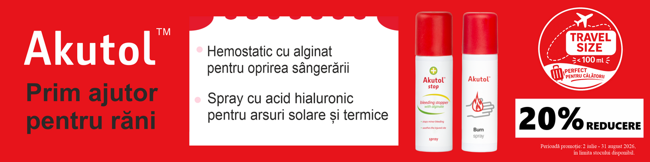 Akutol 20% Reducere Iulie-August