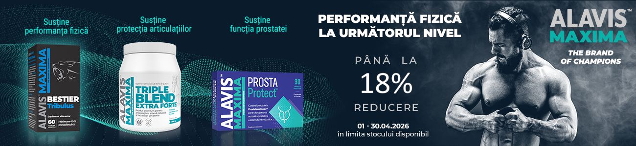 Alavis Maxima Pana la 18% Reducere Martie