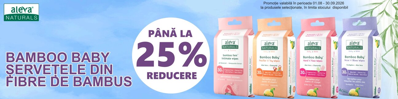 Aleva Pana la 25% Reducere August-Septembrie