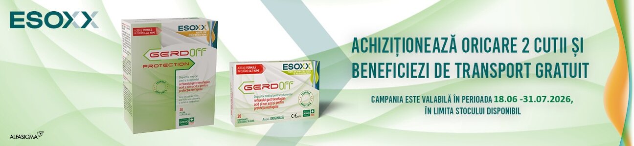 Alfasigma Gerdoff Transport Gratuit Iunie-Iulie