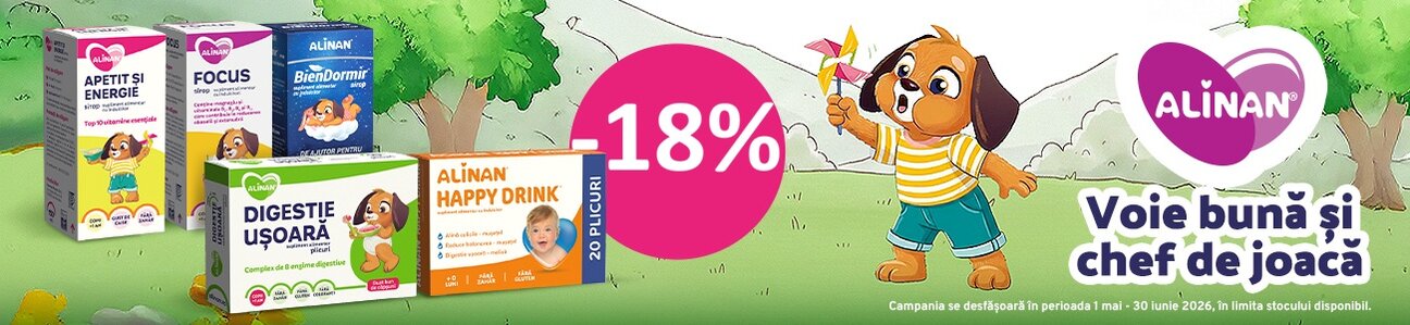 Alinan 18% Reducere Mai-Iunie