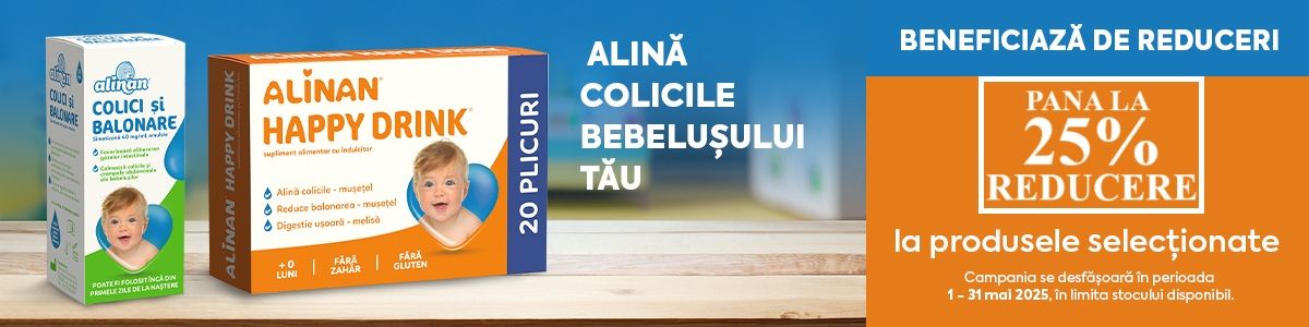 Alinan Pana la 25% Reducere Mai