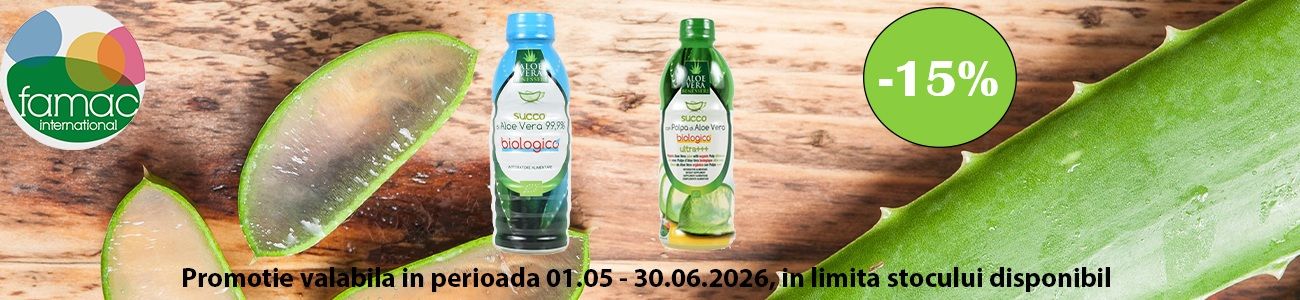 Aloe Benessere 15% Reducere Mai-Iunie
