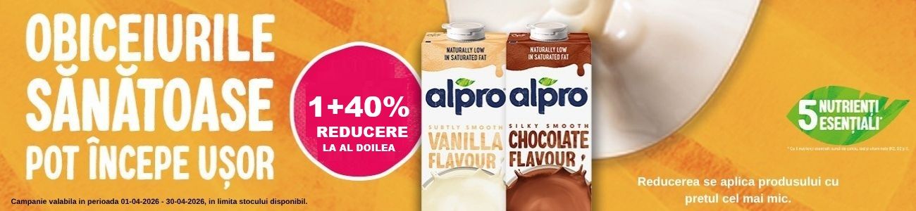 Alpro 1+40% Reducere la al doilea Aprilie