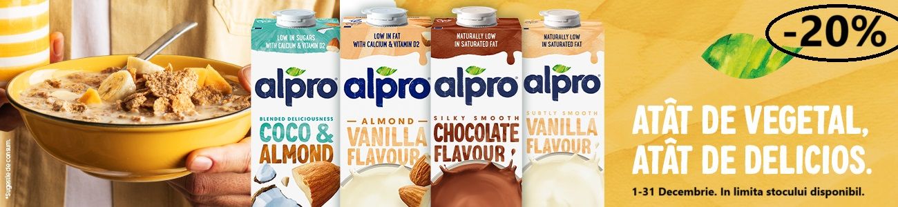 Alpro 20% Reducere Decembrie