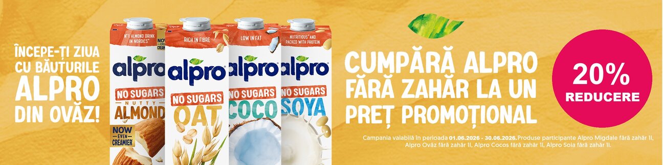 Alpro 20% Reducere Iunie